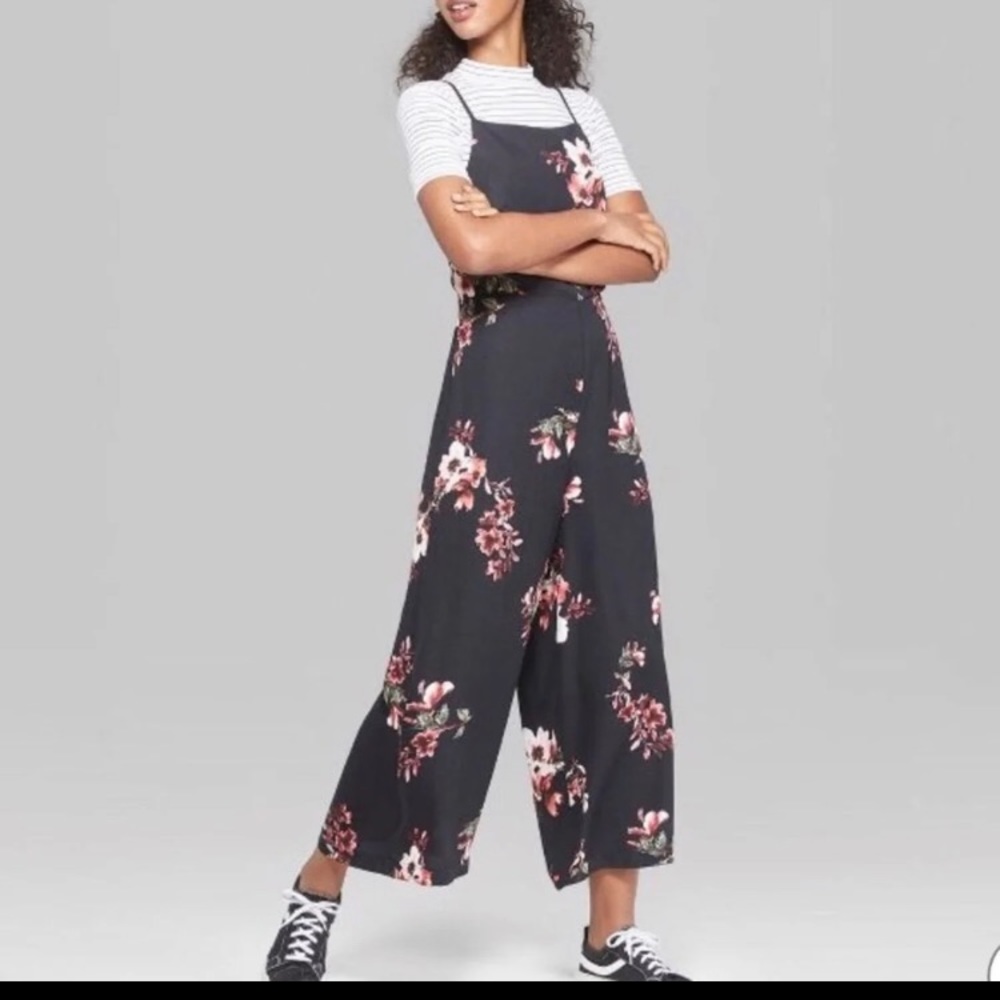 Floral jumpsuit S